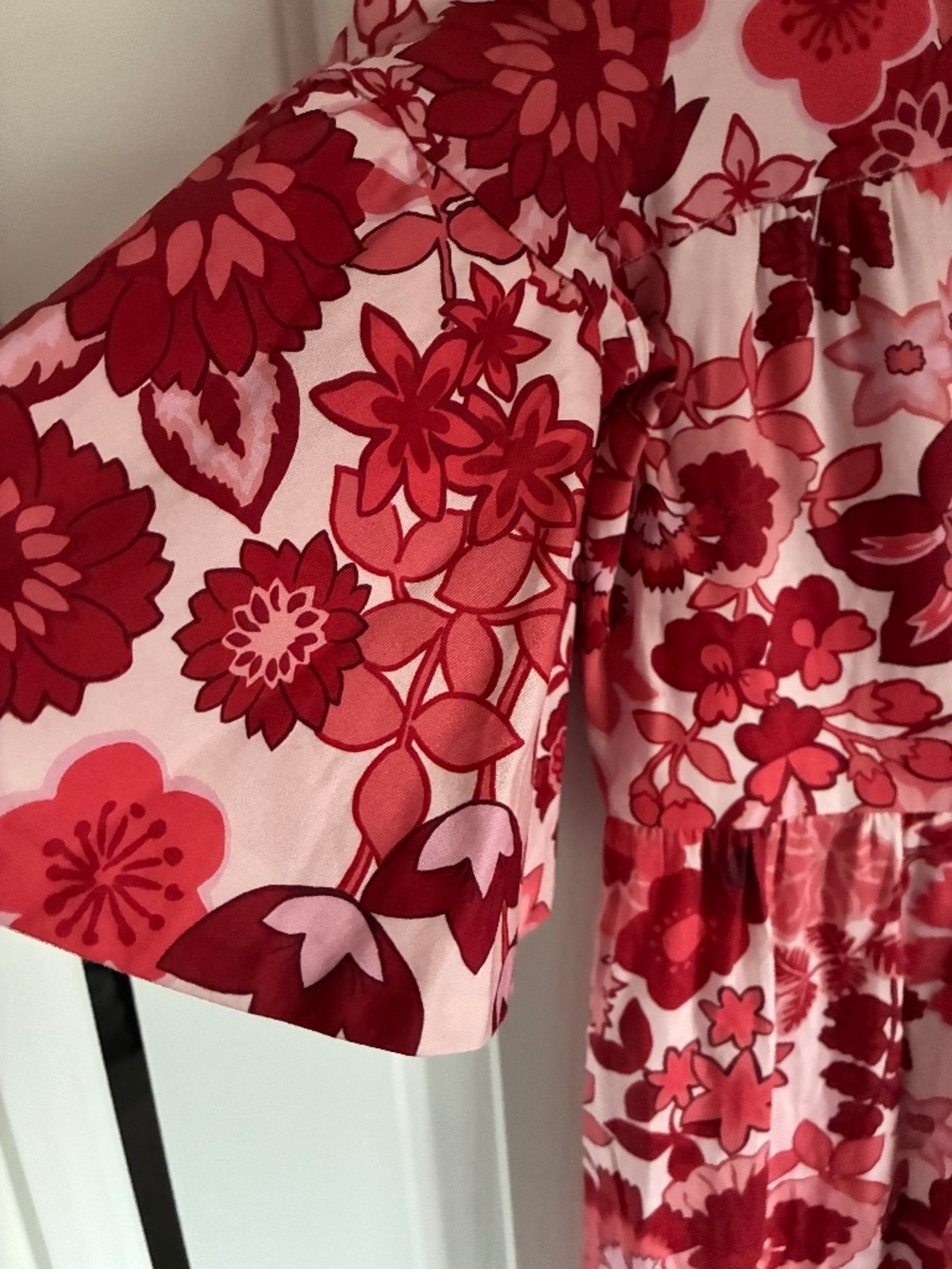 NWT Tuckernuck Ginger maxi dress in red floral M - Picture 4 of 12